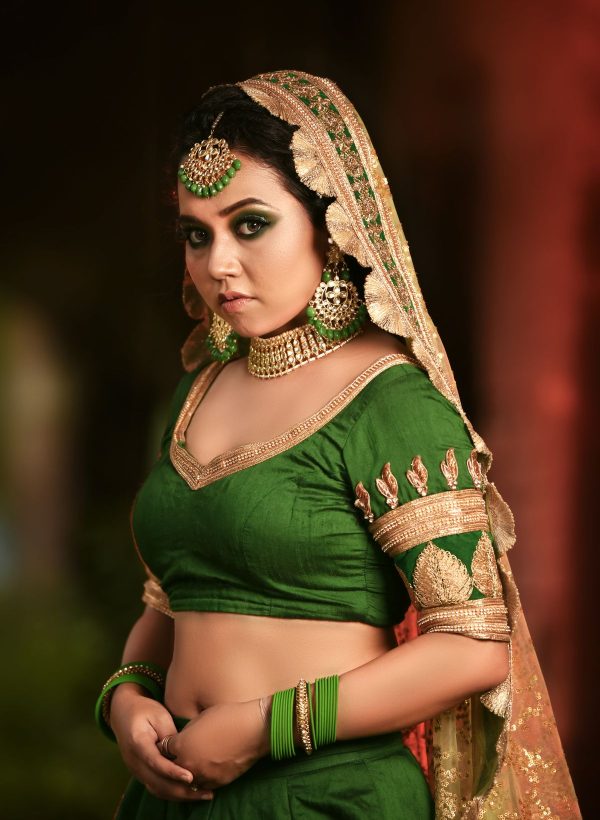 Mehendi Zari Anarkali