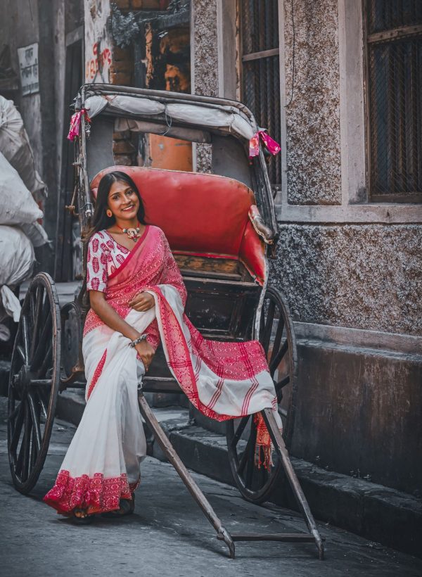 Sindoor Temple Saree