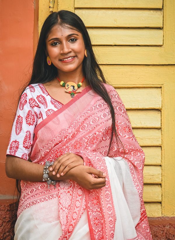 Neel Bandhani Saree