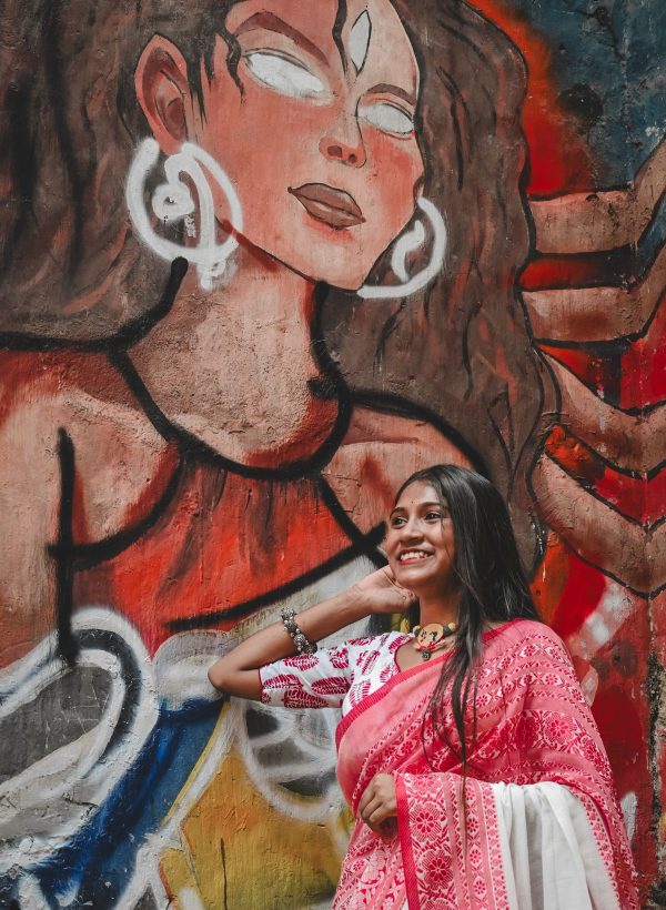 Baingani Velvet Anarkali