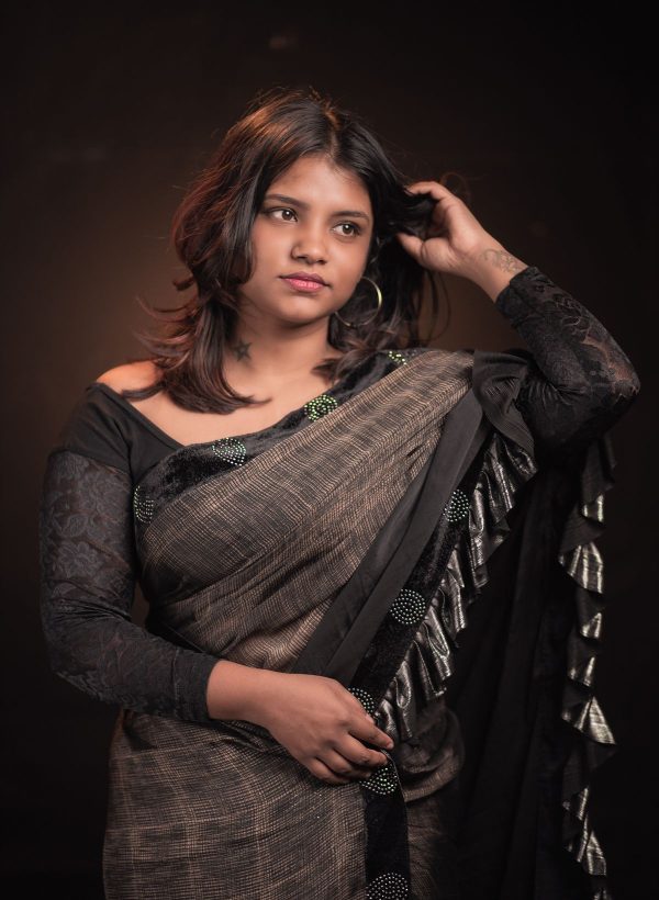 Onyx Tissue Saree